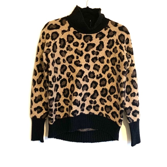 Cynthia Rowley Merino Wool Leopard 